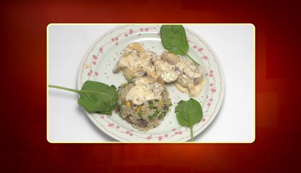 Ψαρονέφρι με μανιτάρια, κρέμα γάλακτος και ρύζι της Γωγώς - Κυρίως πιάτο - Επεισόδιο 93