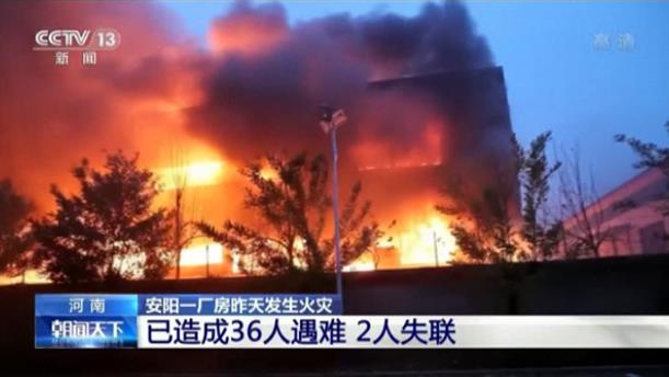 Κίνα: Δεκάδες νεκροί από φωτιά σε εργοστάσιο
