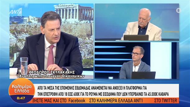 Θεόδωρος Σκυλακάκης - αναπλ. υπουργός Οικονομικών – Καλημέρα Ελλάδα – 08/06/2022
