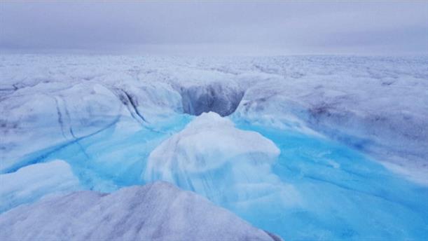Γροιλανδία: Παγετώνας λιώνει από κάτω προς τα πάνω