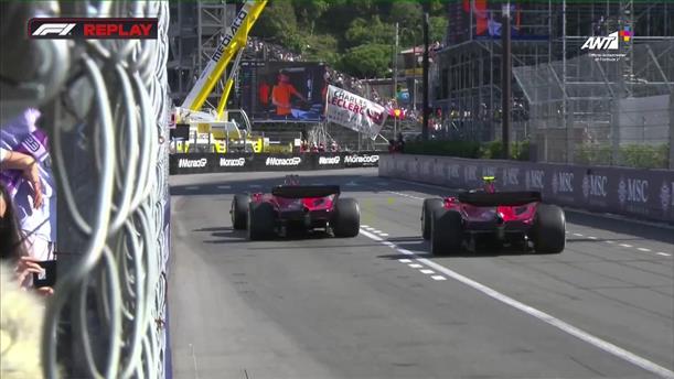Η προσπέραση του Sainz στον Leclerc