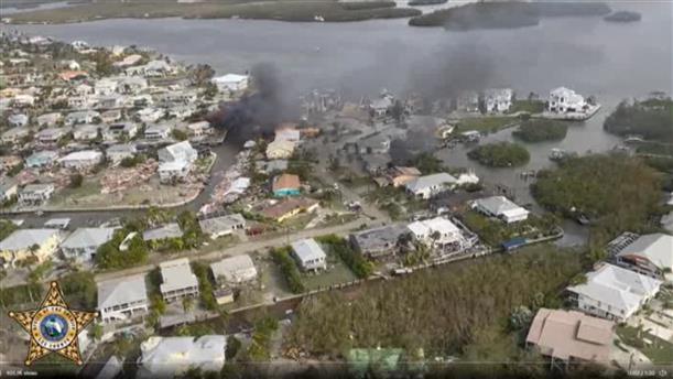 Φλόριντα: Drone βίντεο με τις καταστροφές από τον κυκλώνα Ίαν