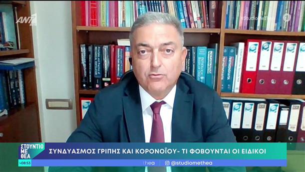 Ο Θεόδωρος Βασιλακόπουλος για την γρίπη και τον κορονοϊό - Στούντιο με Θέα - 06/11/2022