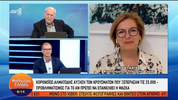 Μίνα Γκάγκα - Αναπλ. Υπουργός Υγείας – Καλημέρα Ελλάδα – 06/07/2022