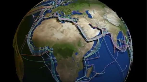 Ο 3D Χάρτης των Υποβρύχιων Καλωδίων που Συνδέουν τον Πλανήτη Είναι Μαγευτικός