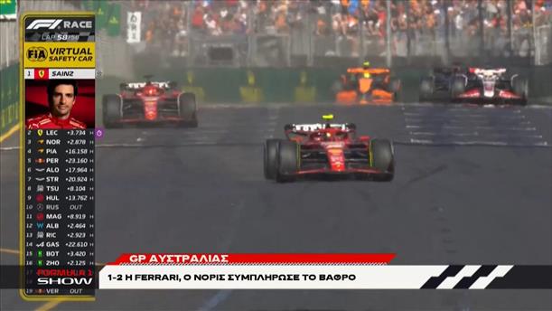 GP Αυστραλίας: Ο Sainz προσπέρασε τον Verstappen και κατέκτησε τη νίκη