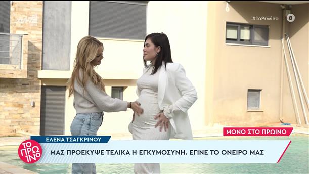 Η Έλενα Τσαγκρινού μιλάει για την εγκυμοσύνη της στο Πρωινό - 15/03/2024
