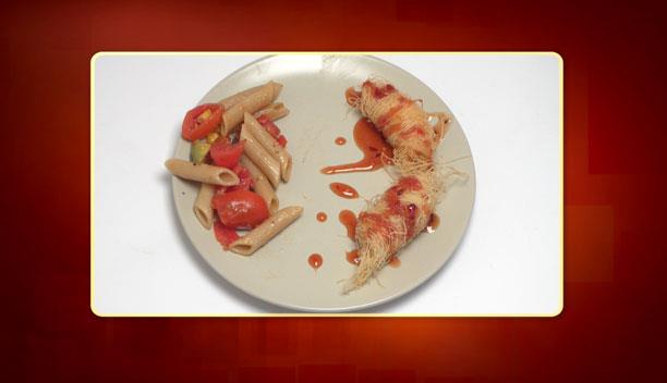 Γαρίδες κανταΐφι με γλυκόξινη σάλτσα του Λεωνίδα - Ορεκτικό - Επεισόδιο 98