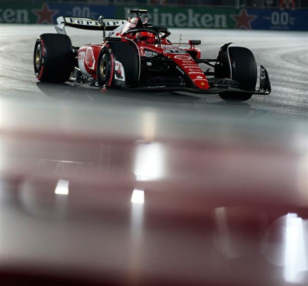 GP Λας Βέγκας – FP2: Στο 1-2 η Ferrari με κορυφαίο τον Leclerc