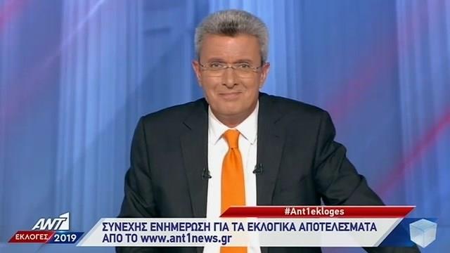 ΕΚΛΟΓΕΣ 2019 με τον Νίκο Χατζηνικολάου - 07/07/2019 - ANT1 ...