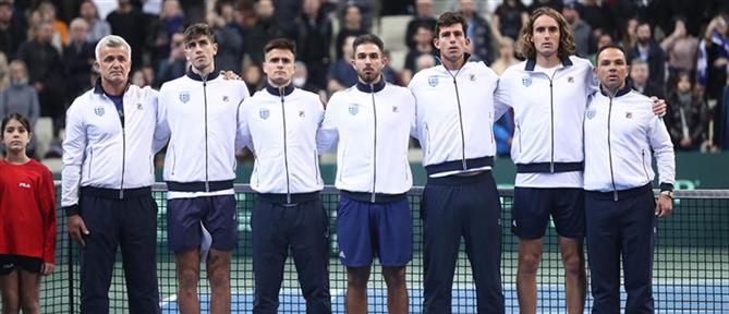 Davis Cup - Θάνος: νίκη “χρυσάφι” για την Εθνική τένις