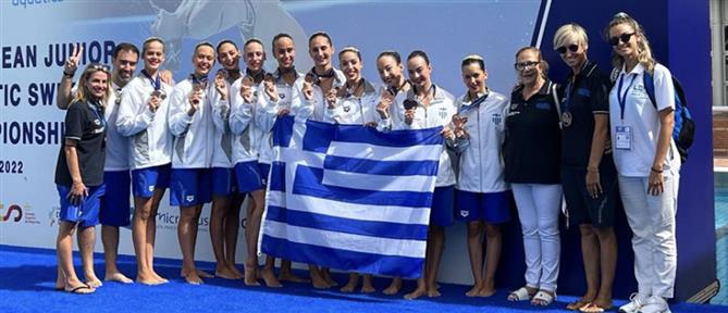 Ευρωπαϊκό Καλλιτεχνικής Κολύμβησης: Χάλκινες οι Ελληνίδες νεανίδες (εικόνες)