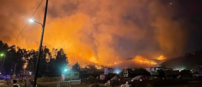 Φωτιές: Νύχτα αγωνίας σε πολλές περιοχές της Ελλάδας