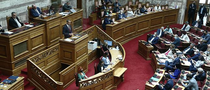 Βουλή: Μετωπική Μητσοτάκη - Τσίπρα για εκλογές και κοινωνική πολιτική