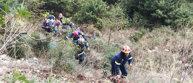 Τροχαίο δυστύχημα: Νεκρός ο οδηγός αυτοκινήτου - Έπεσε σε γκρεμό 100 μέτρων