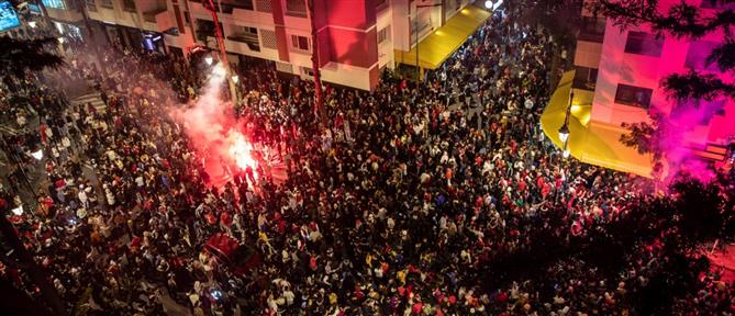 Μουντιάλ 2022 - Μαρόκο: Τρελά πανηγύρια για την ιστορική πρόκριση (εικόνες)