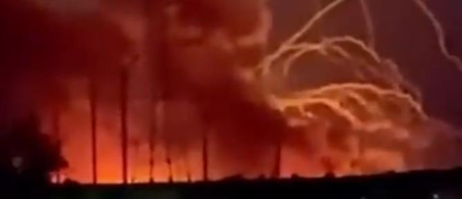 Ουκρανία: Φωτιά σε αποθήκη πυρομαχικών - Εκρήξεις κοντά σε στρατιωτικό αεροδρόμιο (εικόνες)