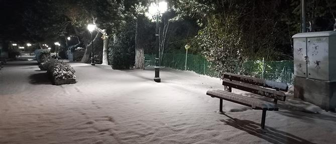 Καιρός: Χιόνια σε πολλές περιοχές της Ελλάδας (εικόνες)
